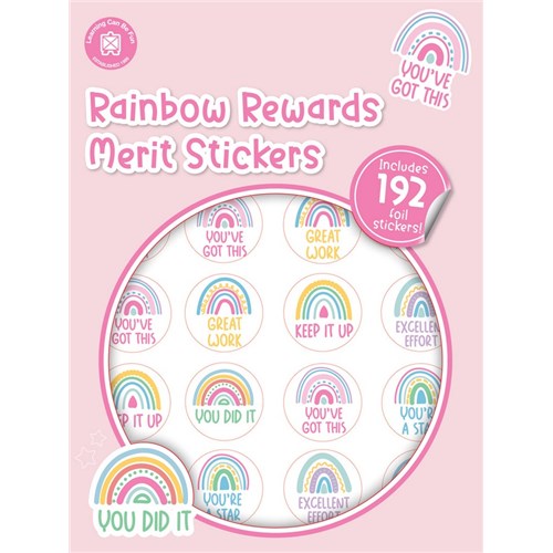 Rainbow Rewards Merit Sticker Book